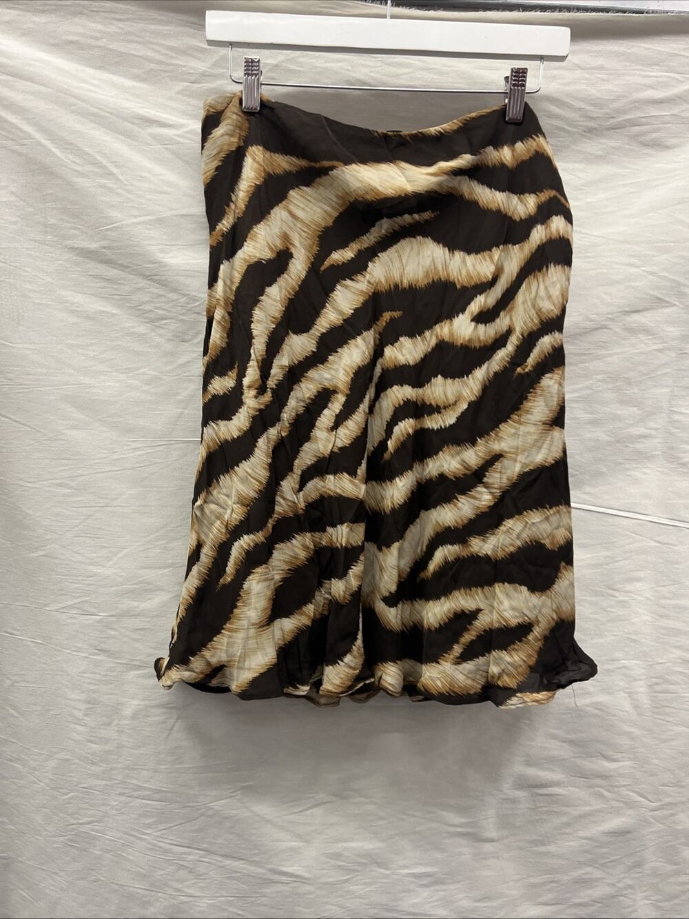 Ann Taylor 100% Silk Floral Print Skirt Size 10 NWOT $98 Y2K Vintage Deadstock